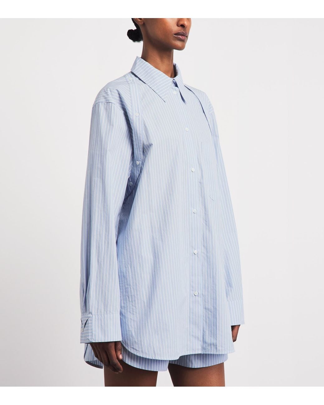 Nanushka Blue Cotton Nananda Shirt