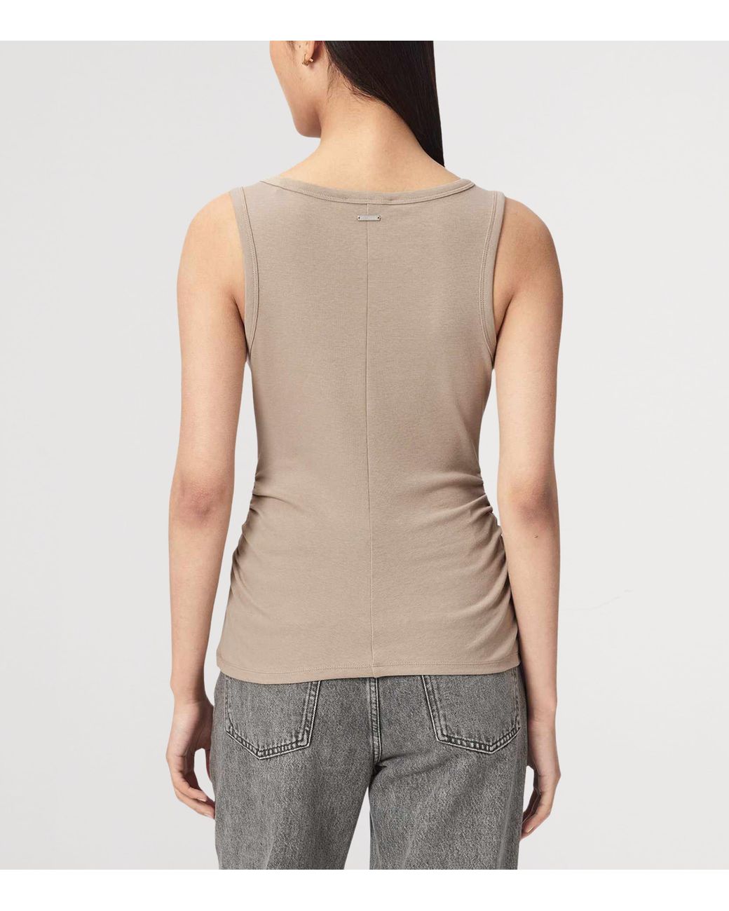 AllSaints Natural Stretch-Cotton Katarina Tank Top
