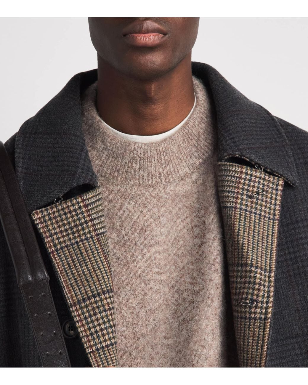 A.P.C. Brown Mélange Relaxed Dylan Sweater for men