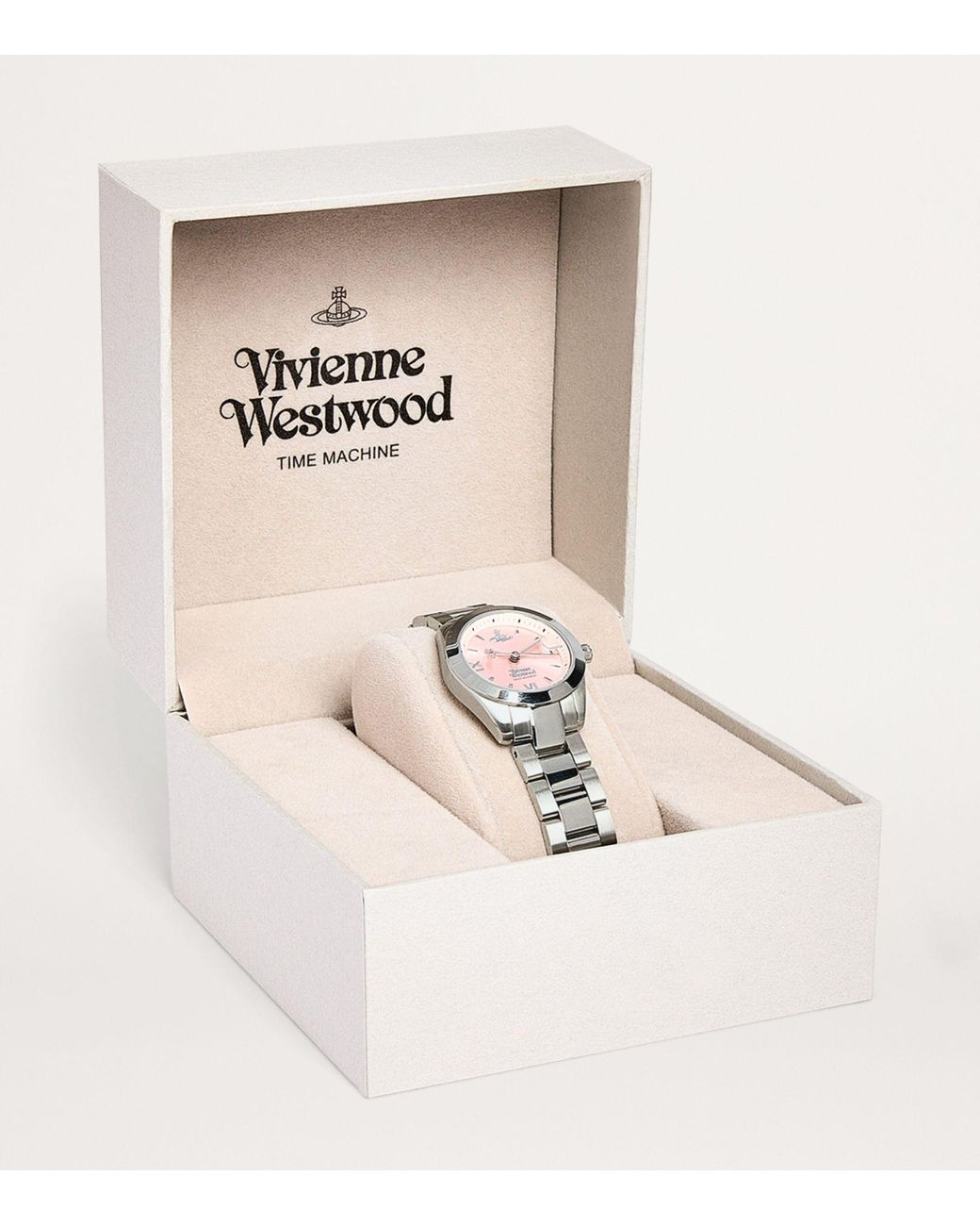 Vivienne Westwood Stainless Steel Fenchurch Watch 29mm in Pink | Lyst