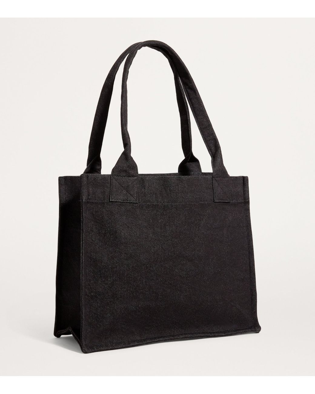 Ganni Large Easy Shopper Bag in Black | Lyst