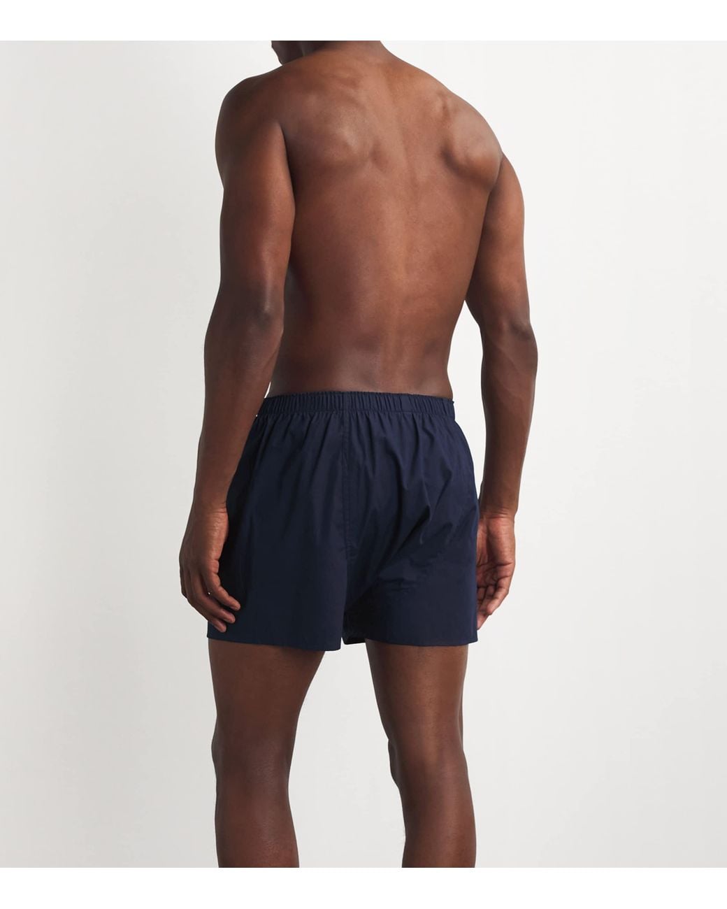 Sunspel Blue Cotton Classic Boxer Shorts for men