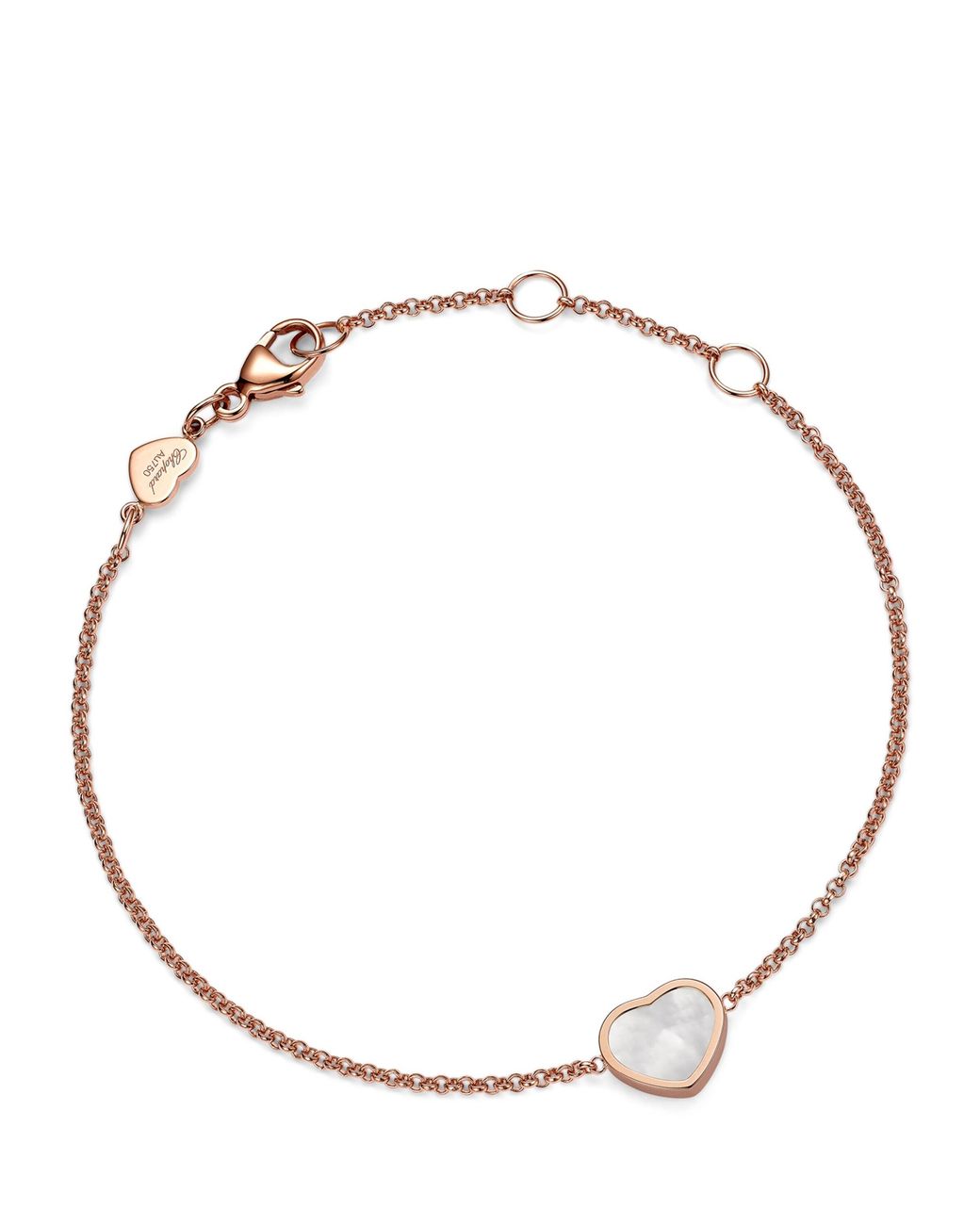 Chopard Metallic And Mother-Of-Pearl My Happy Hearts Bracelet
