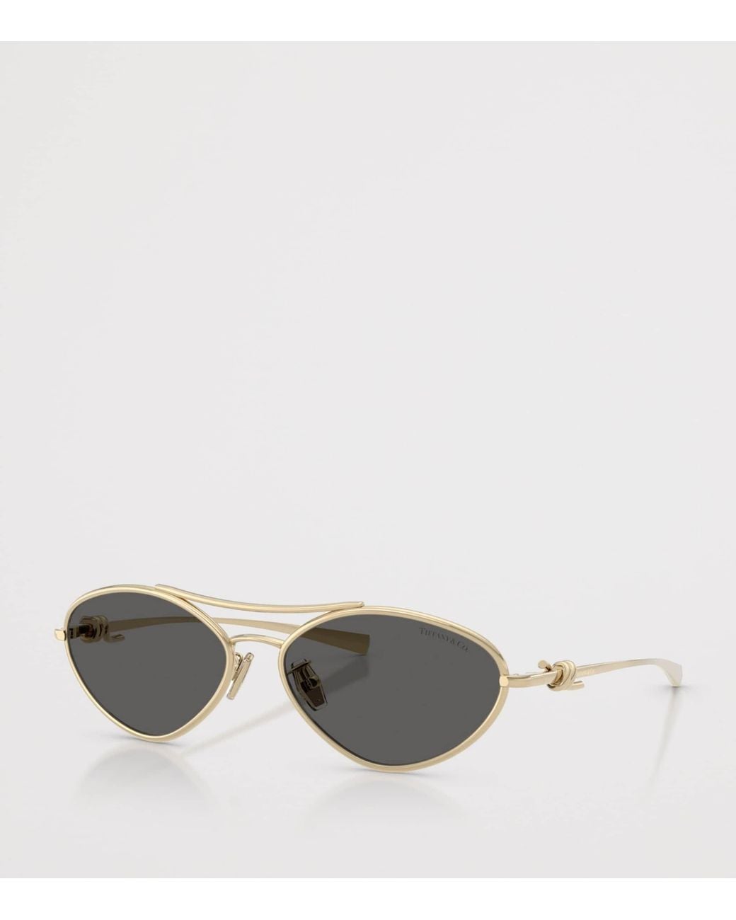 Tiffany & Co Gray Metal Irregular Tf3117 Sunglasses