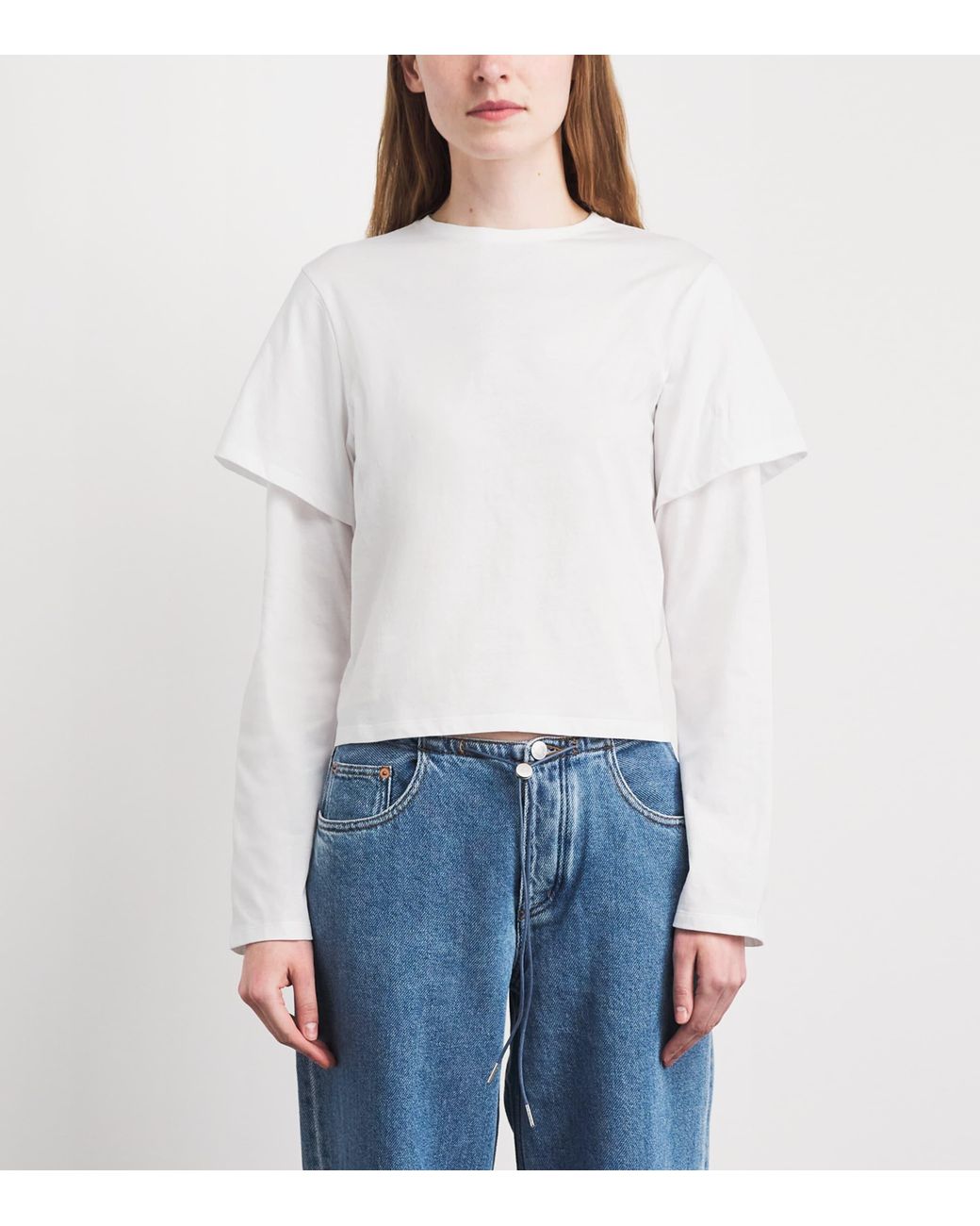 Still Here White Organic Cotton 2Tee T-Shirt