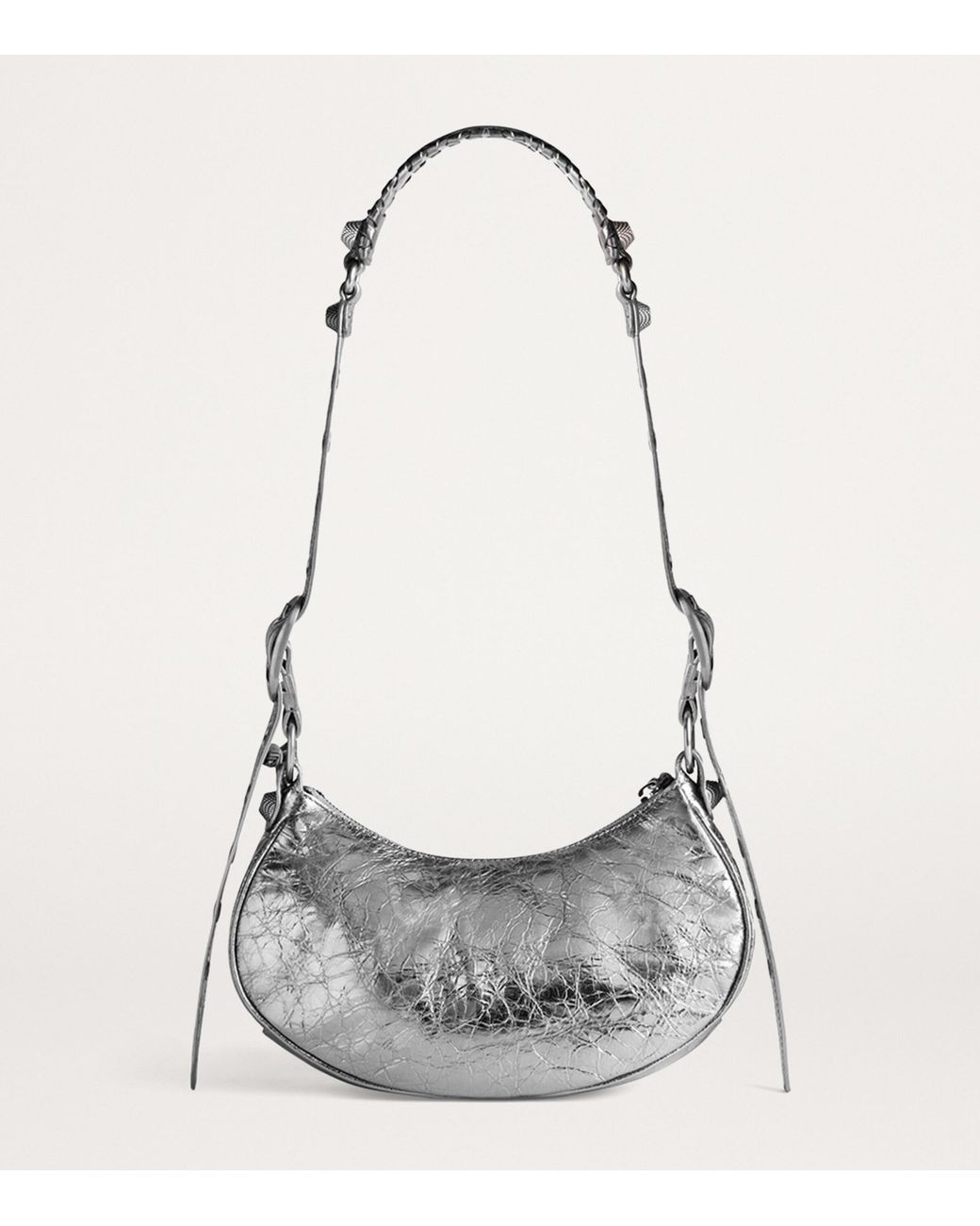 Balenciaga White Xs Le Cagole Shoulder Bag