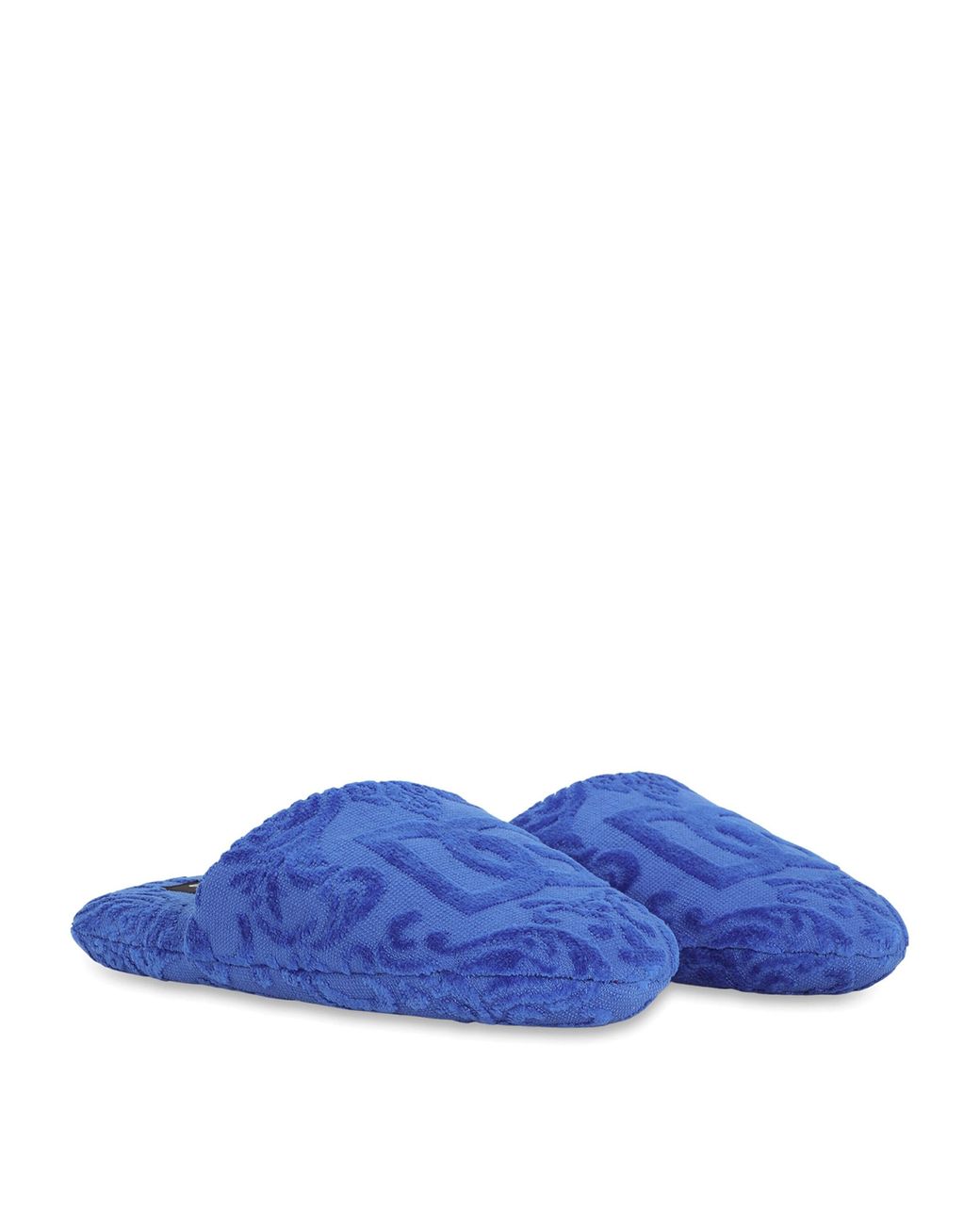 Dolce & Gabbana Blue Dg Logo Slippers for men