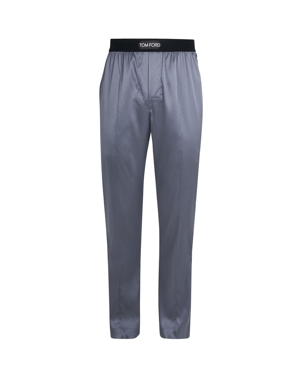 Tom Ford Blue Silk-Blend Pyjama Trousers for men