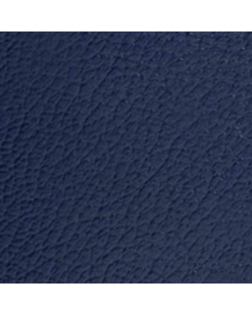 Ettinger Blue Leather Capra Pill Case for men