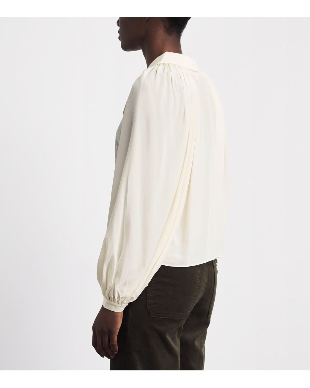 FRAME White Silk The Gala Shirt
