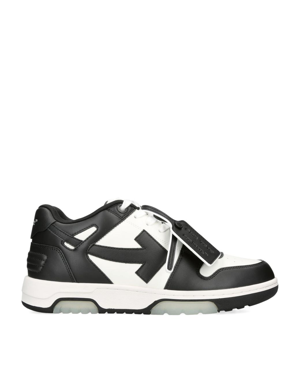 Off-White c/o Virgil Abloh Black Leather Out Of Office Sneakers for men