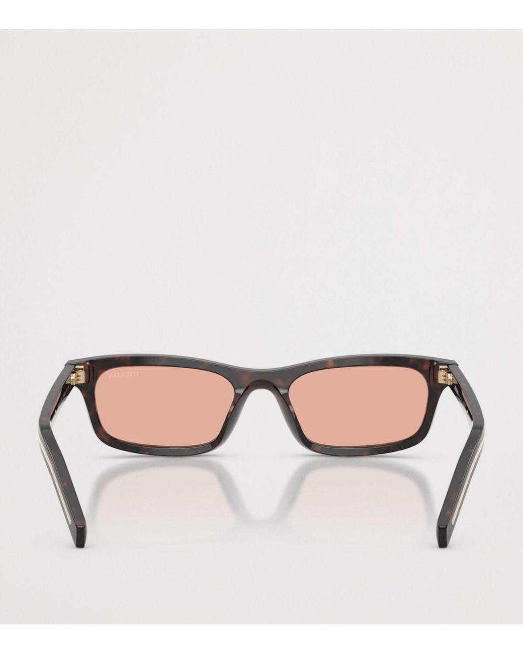 Prada Brown Acetate Pillow Sunglasses