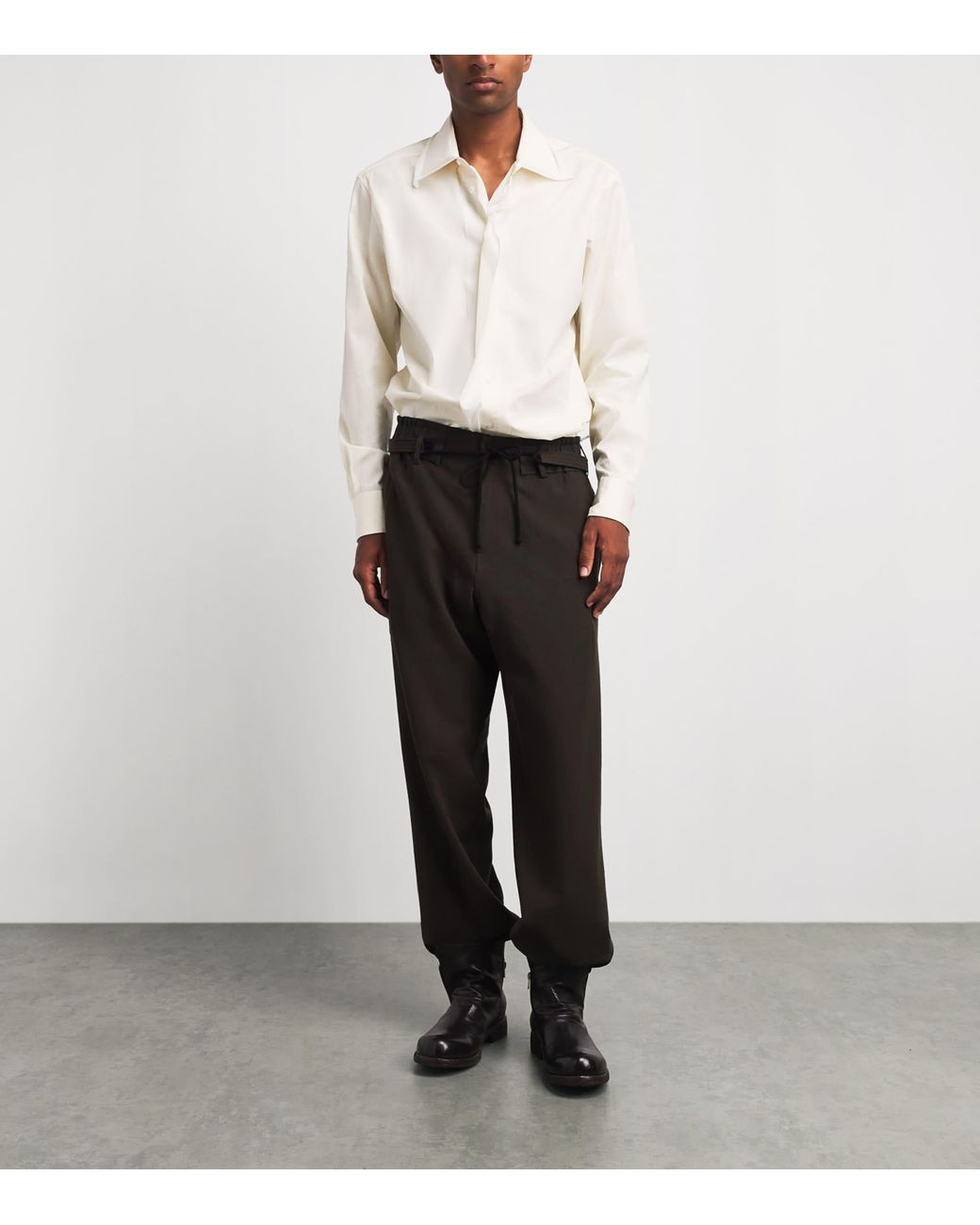 Maison Margiela White Long-Sleeve Shirt for men