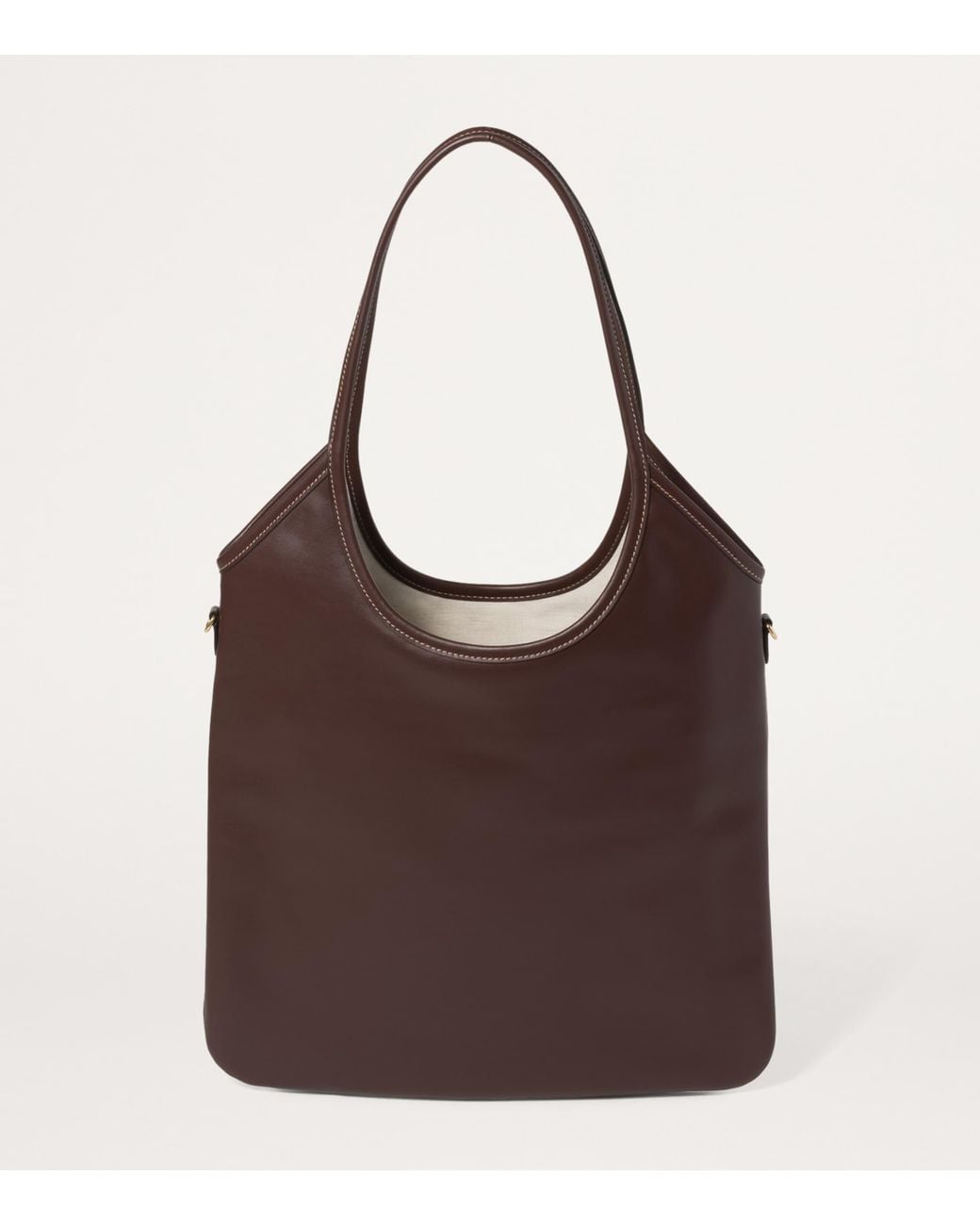 Miu Miu Brown Leather Ivy Tote Bag