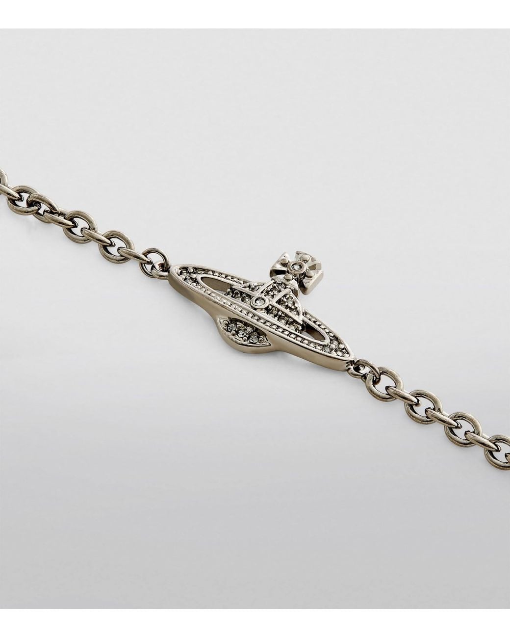 Vivienne Westwood Metallic Mini Bas Relief Orb Bracelet for men