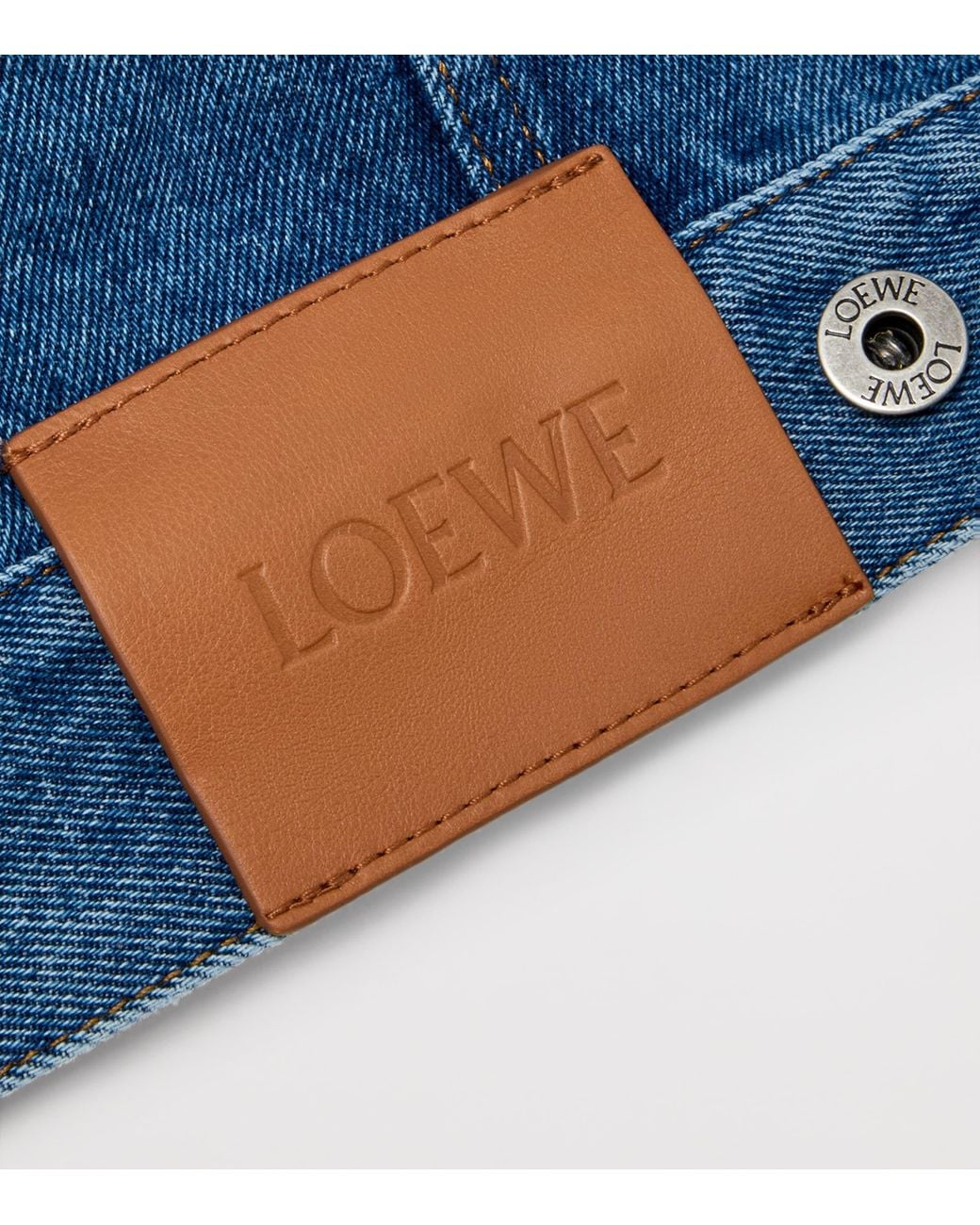 Loewe Blue Anagram Denim Jacket for men