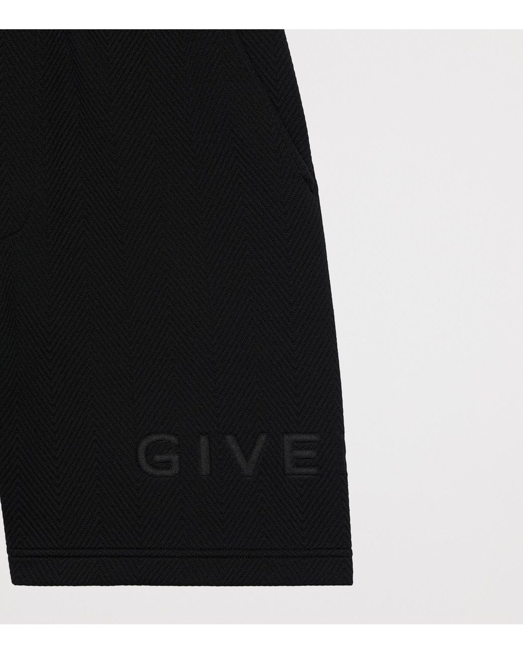 Givenchy Black Cotton-Blend Logo Shorts for men