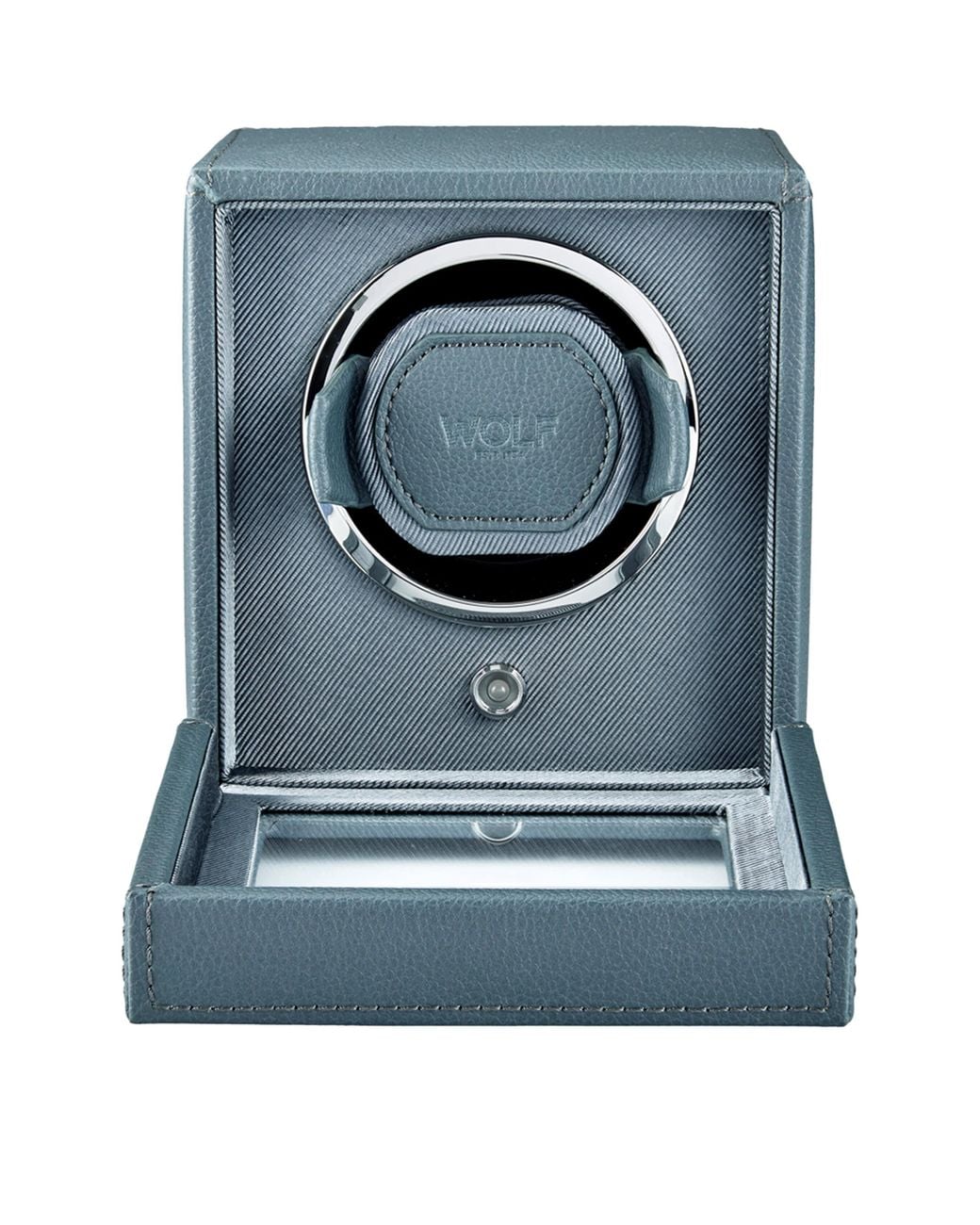 Wolf Blue Cub Single Watch Winder With Cover