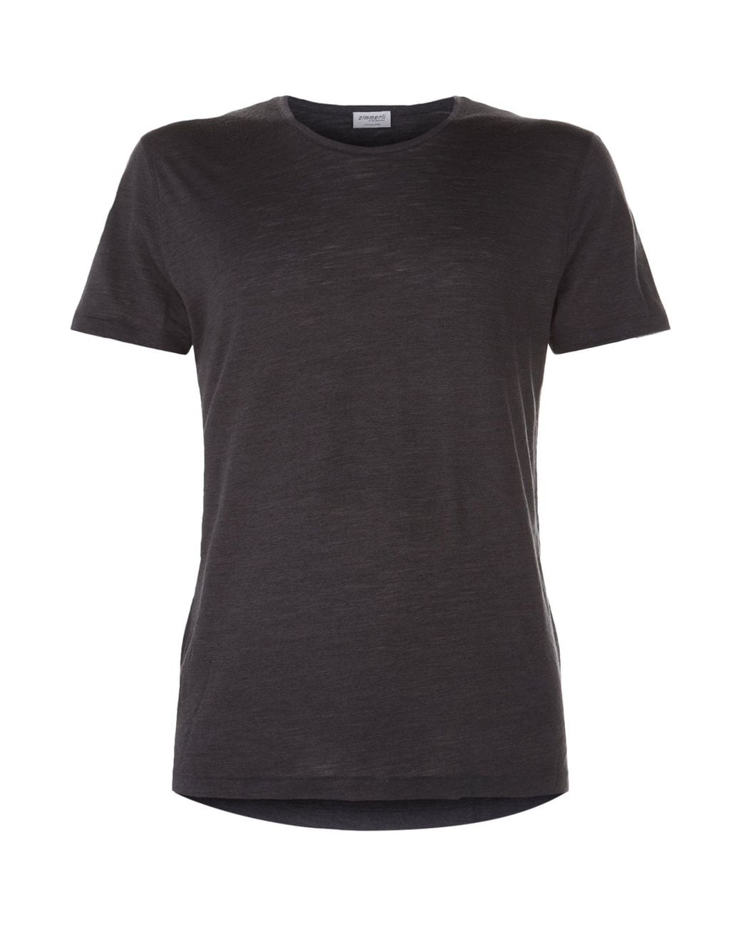 Zimmerli of Switzerland Black Thermal T-Shirt for men