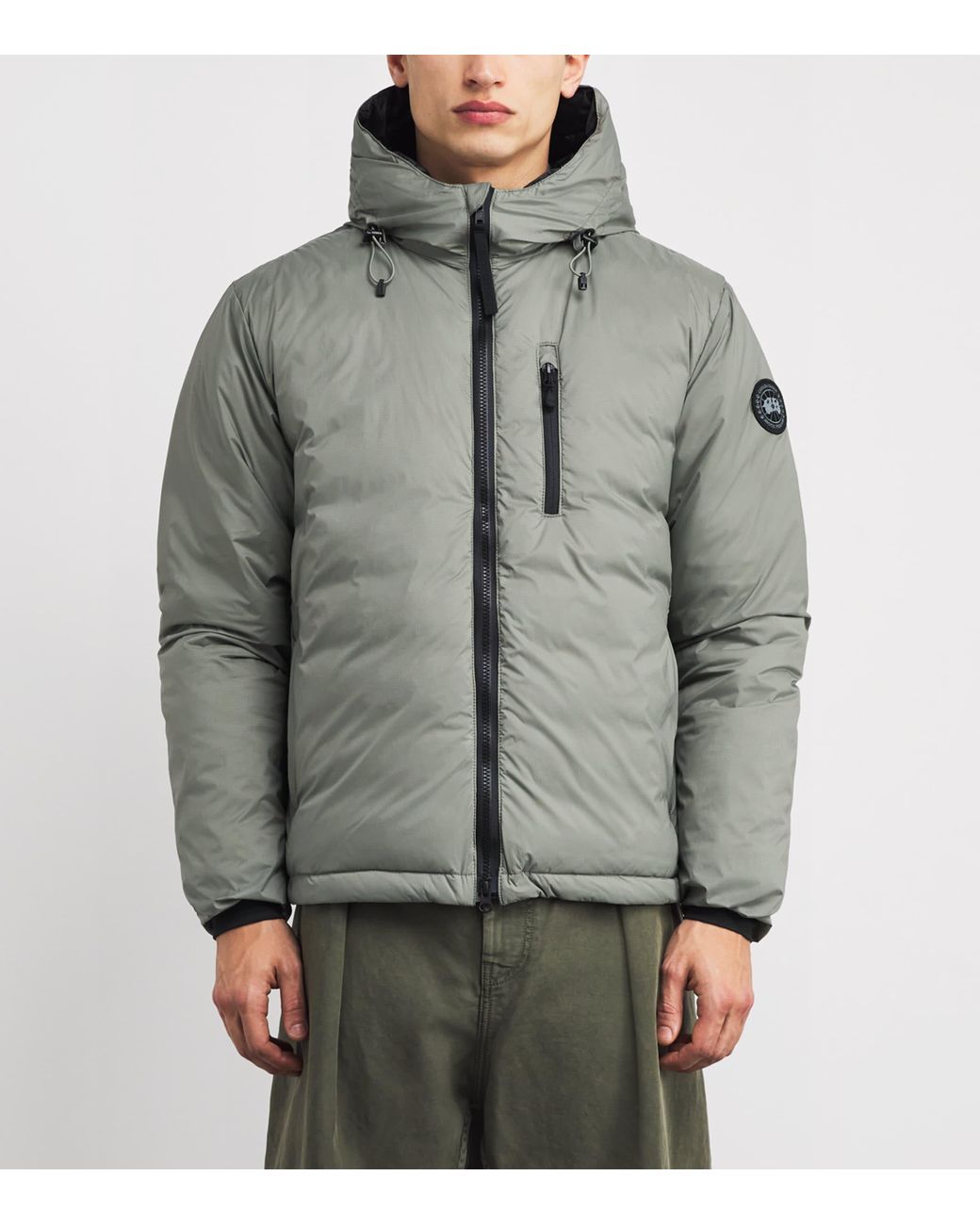 Canada Goose Gray Lodge Down Jacket for men