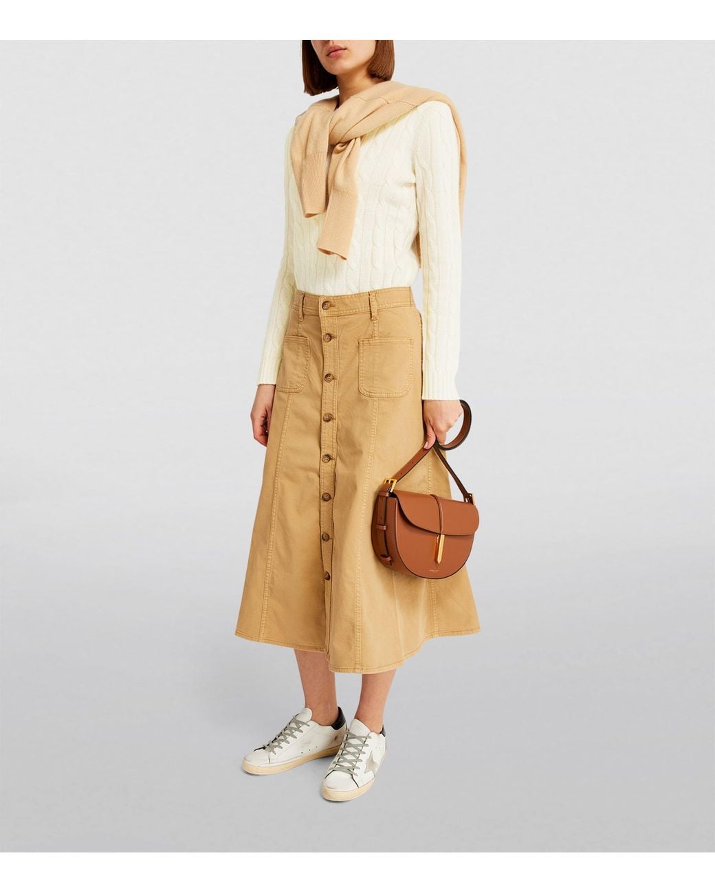 Polo Ralph Lauren White Cashmere Julianna Sweater