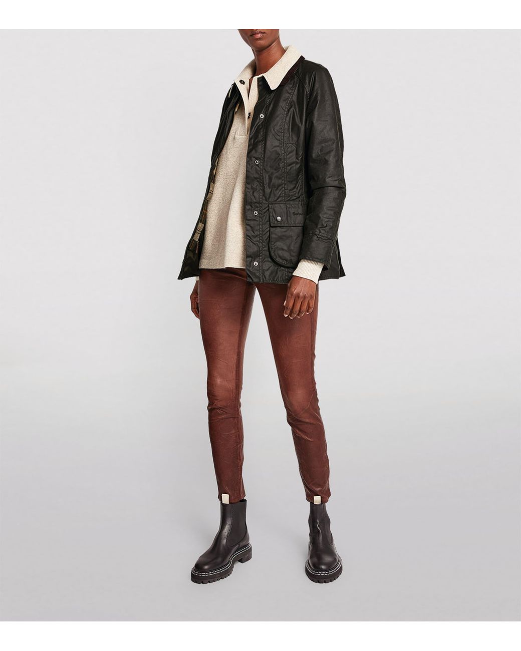 Barbour Black Classic Beadnell Jacket