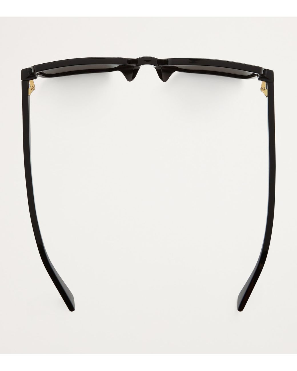 Bottega Veneta Black Rectangular Sunglasses