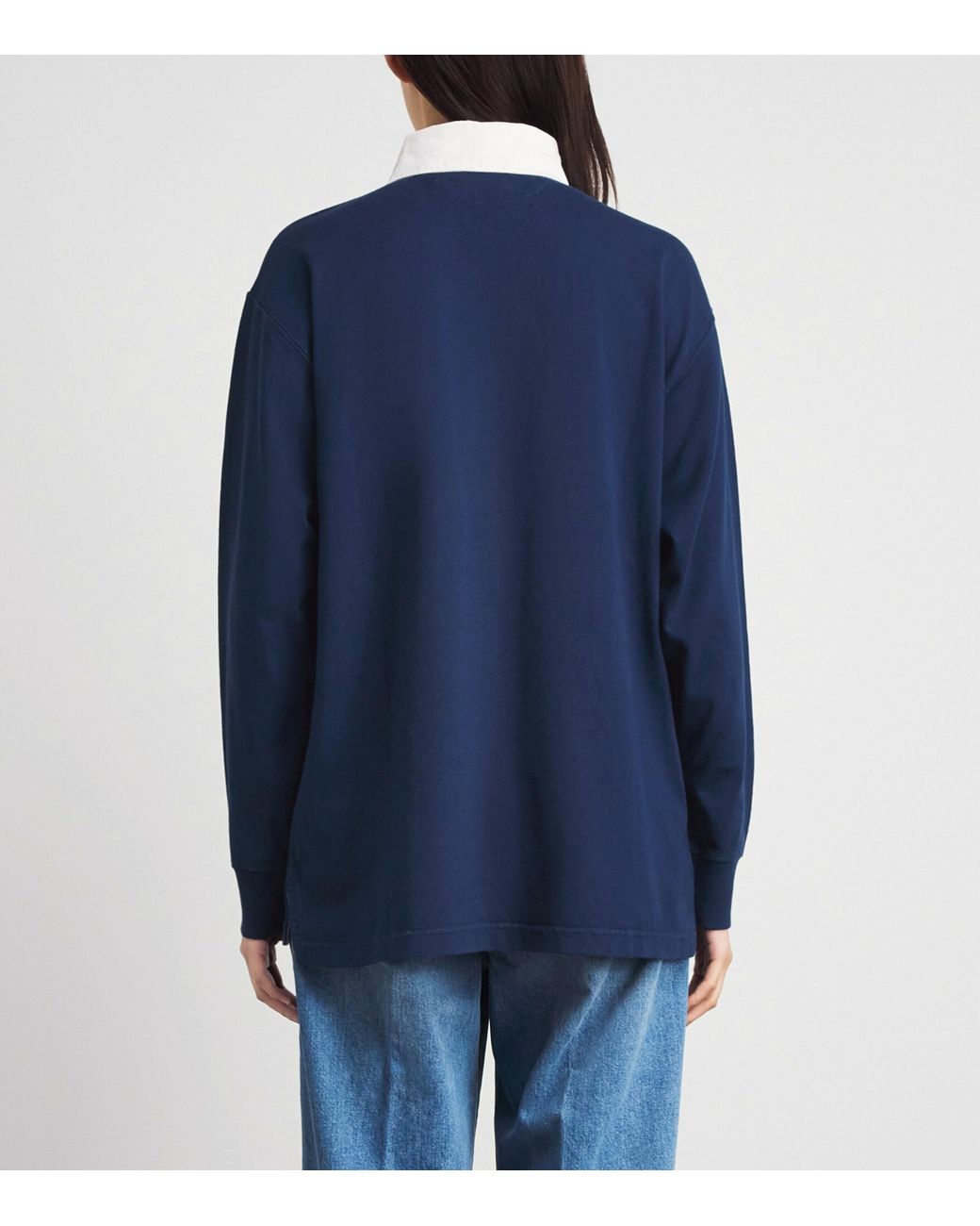 Polo Ralph Lauren Blue Cotton Rugby Shirt
