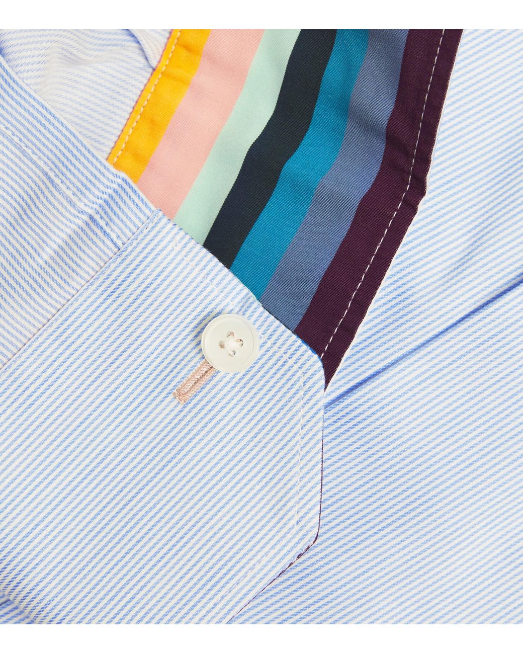 Paul Smith Blue Stripe Tailored-Fit Shirt for men