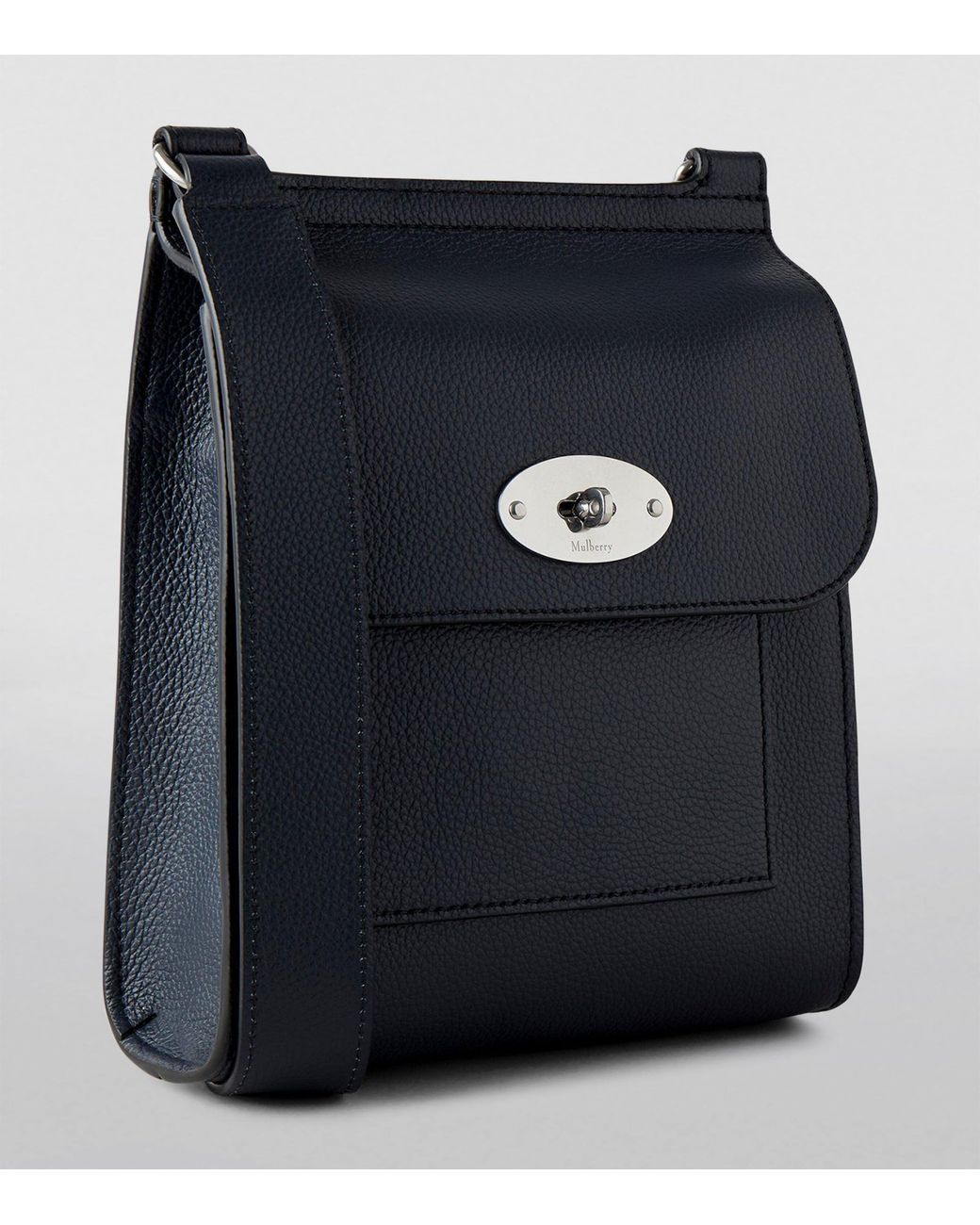 Mulberry Blue Small Leather Antony Messenger Bag for men