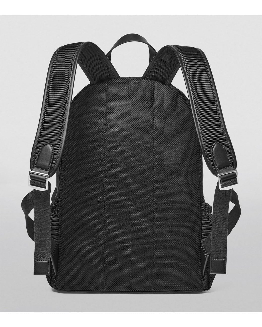 Aspinal Black Nylon Backpack for men