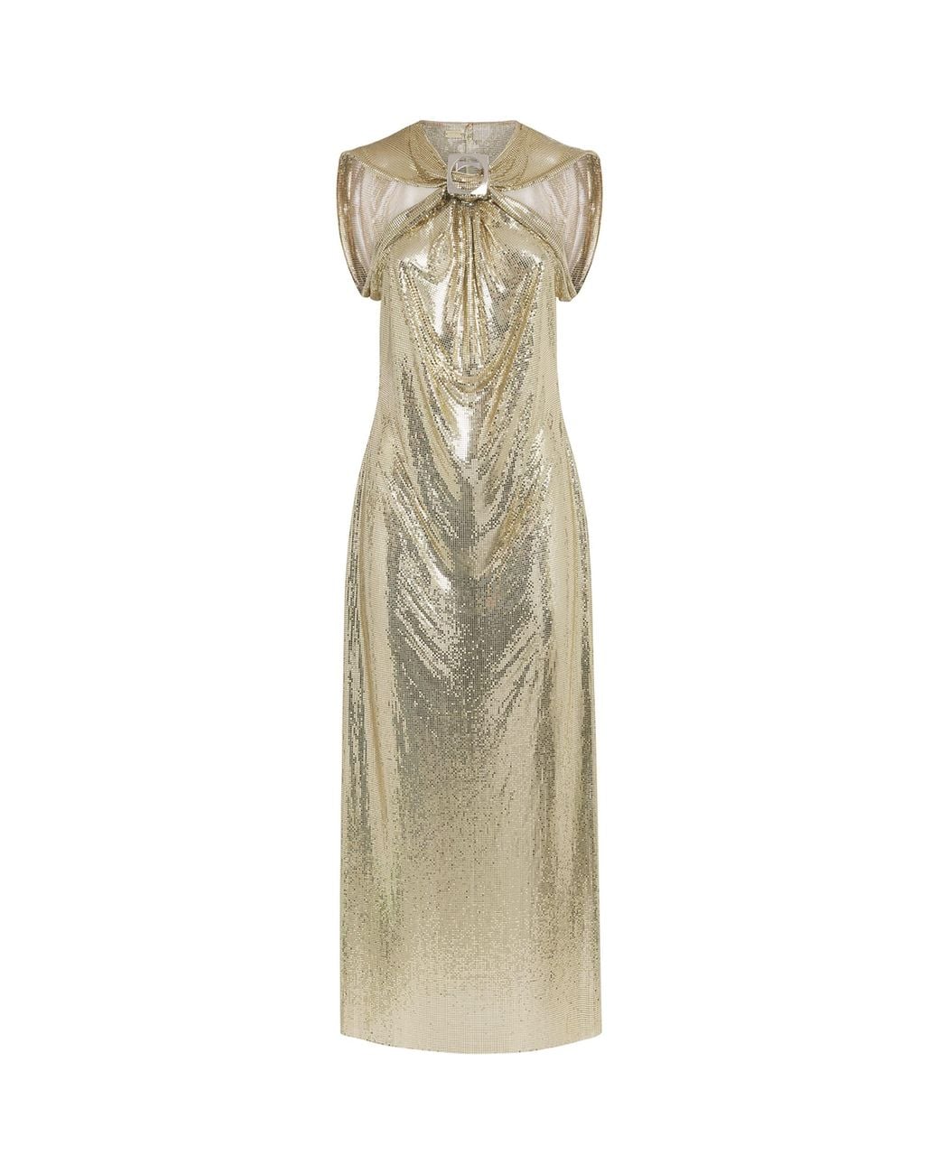 Rabanne Metallic X Dinh Van Chainmail Gown