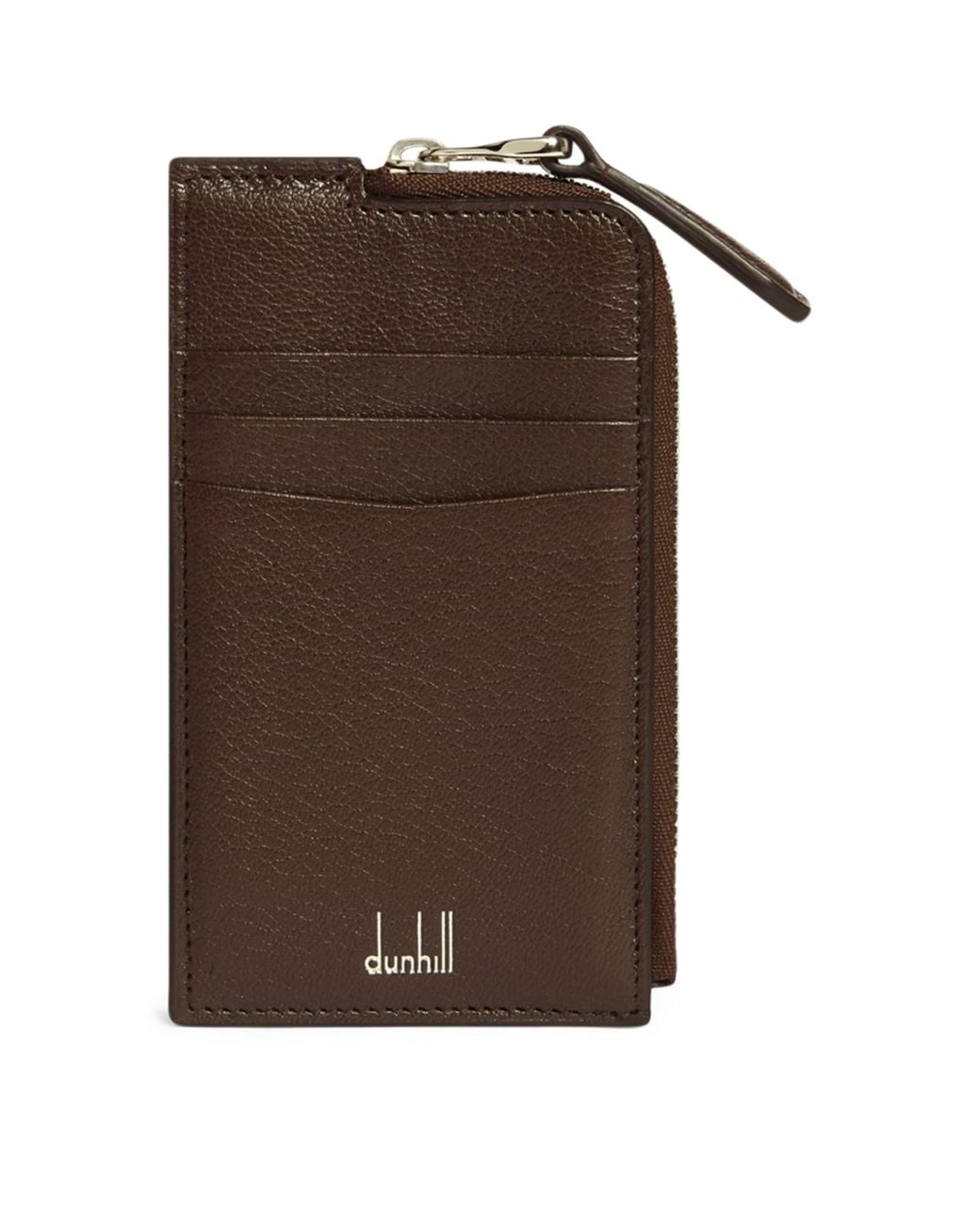 Dunhill Brown Goatskin Duke Fine Card Holder for men