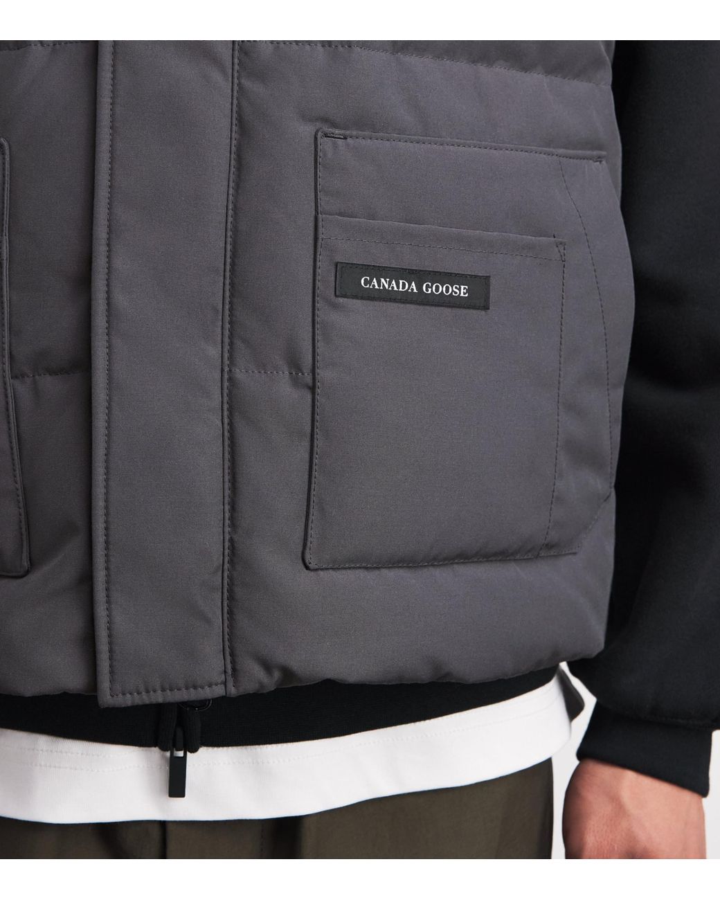 Canada Goose Gray Legacy Freestyle Gilet for men