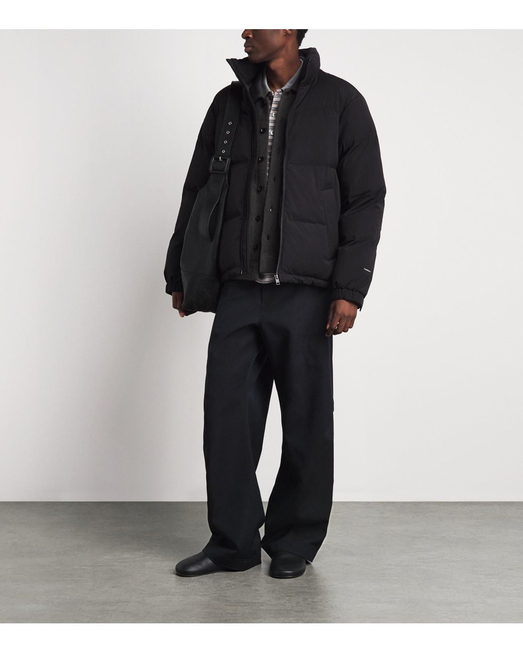 Sandro Blue Down Puffer Jacket for men