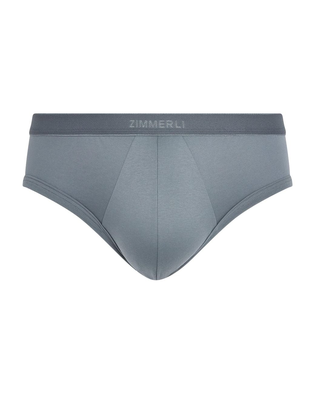 Zimmerli of Switzerland Gray Sea Island Cotton Briefs for men
