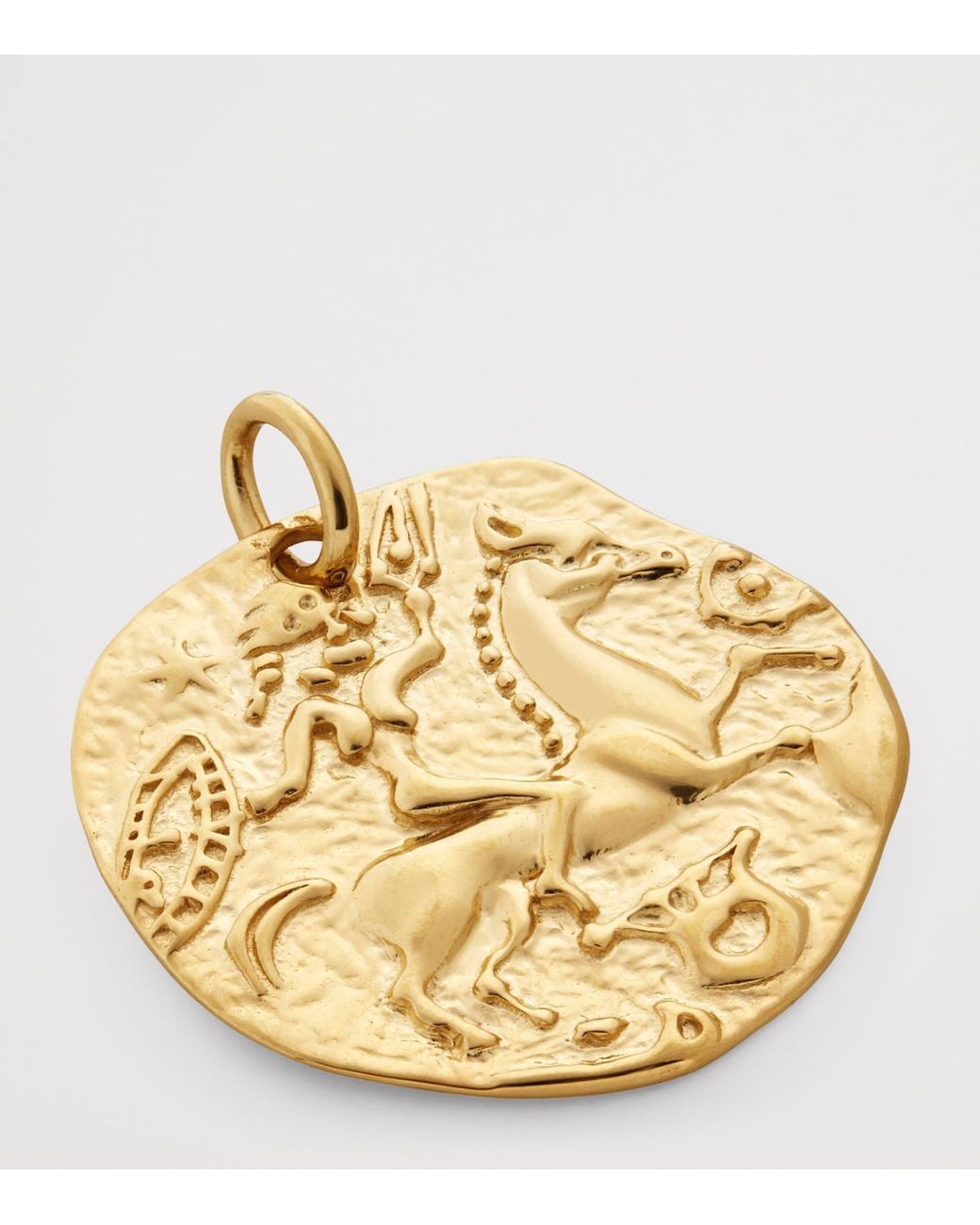 Monica Vinader Metallic Vermeil Coin Talisman Necklace