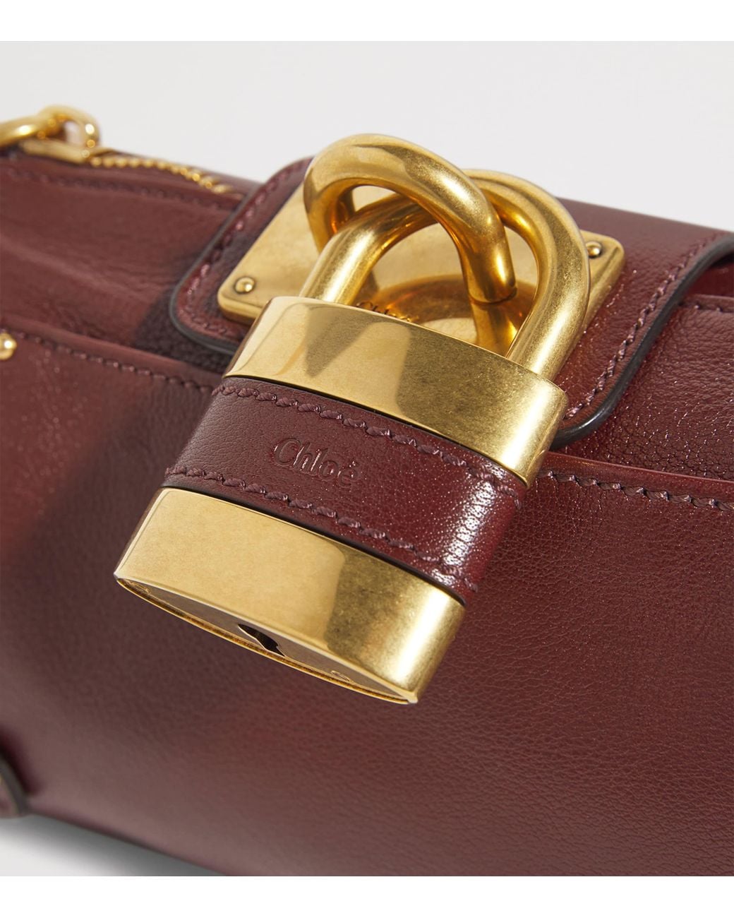 Chloé Purple Mini Leather Paddington Shoulder Bag