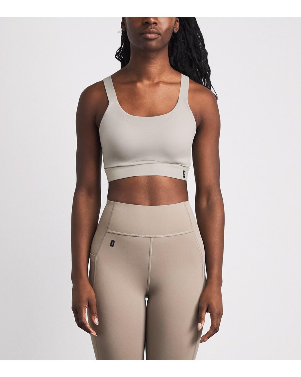 On Shoes Gray Performance Sports Bra
