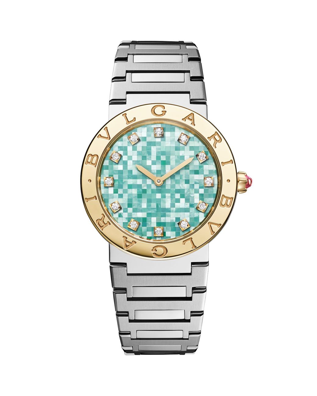 BVLGARI Metallic Stainless Steel And Watch