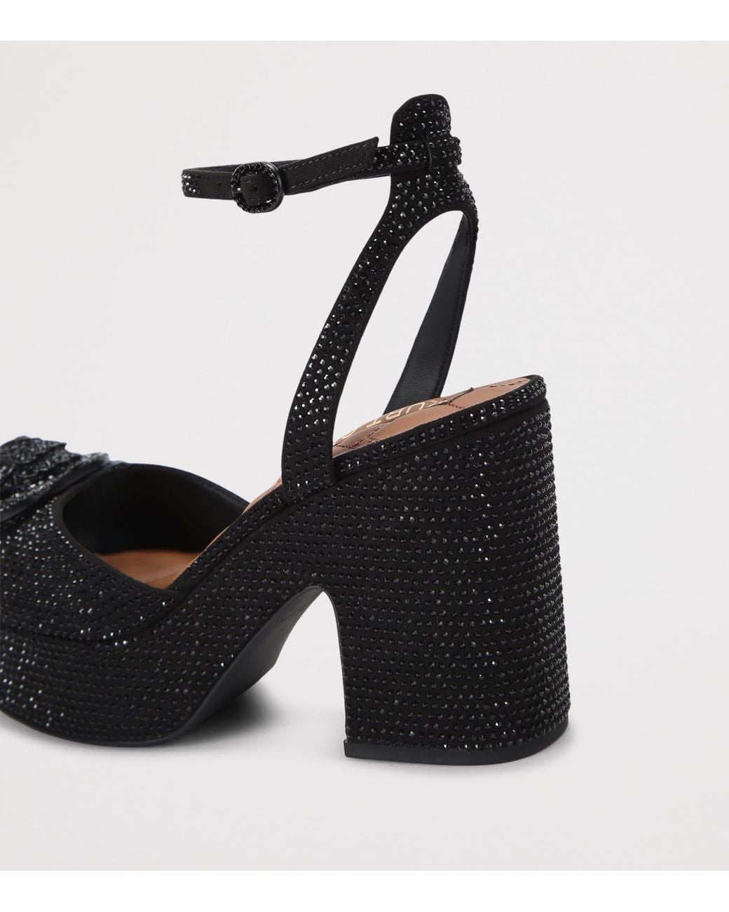 Kurt Geiger Black Embellished Chelsea Platform Pumps