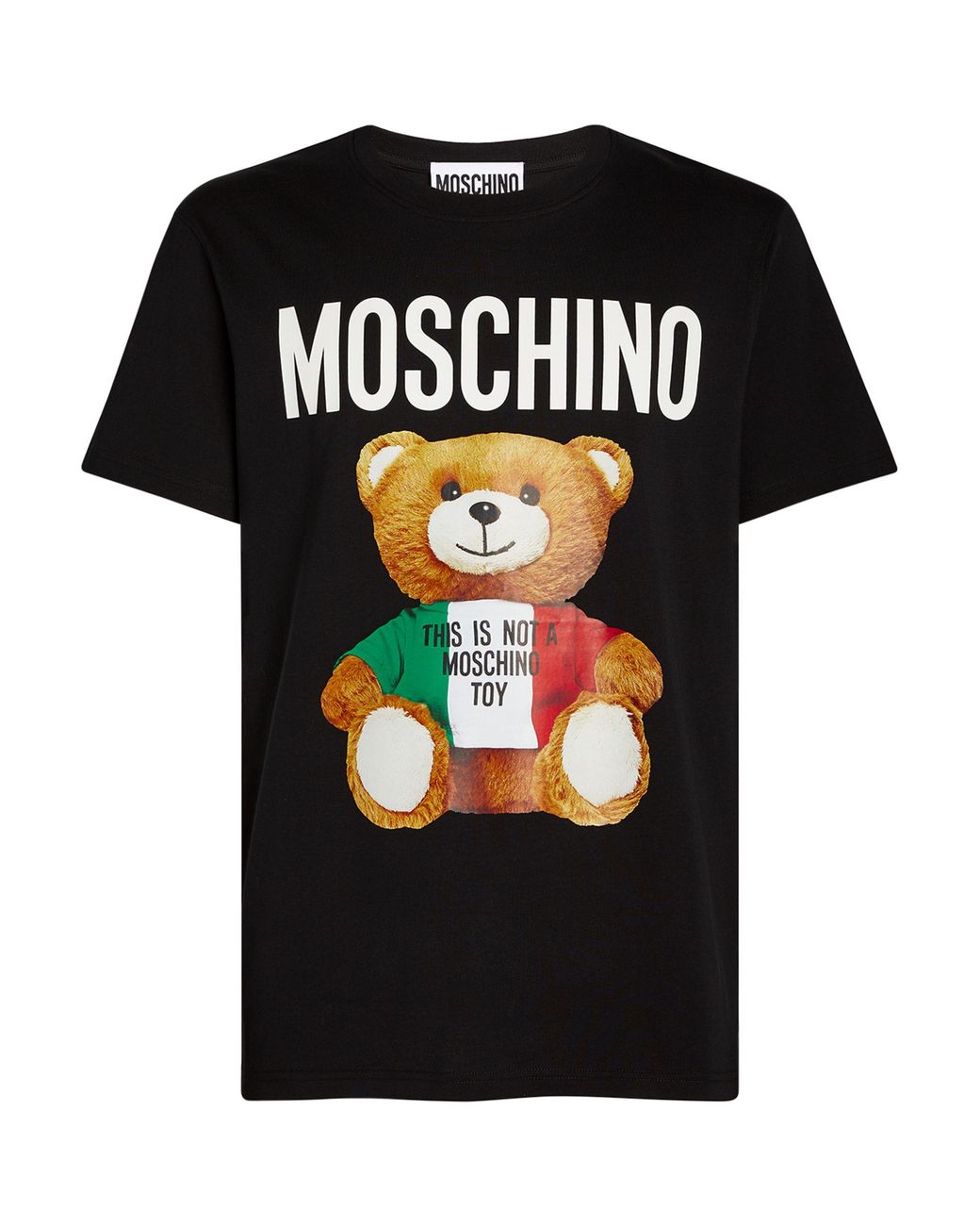 Moschino Cotton Teddy Bear T-shirt in Black for Men - Lyst