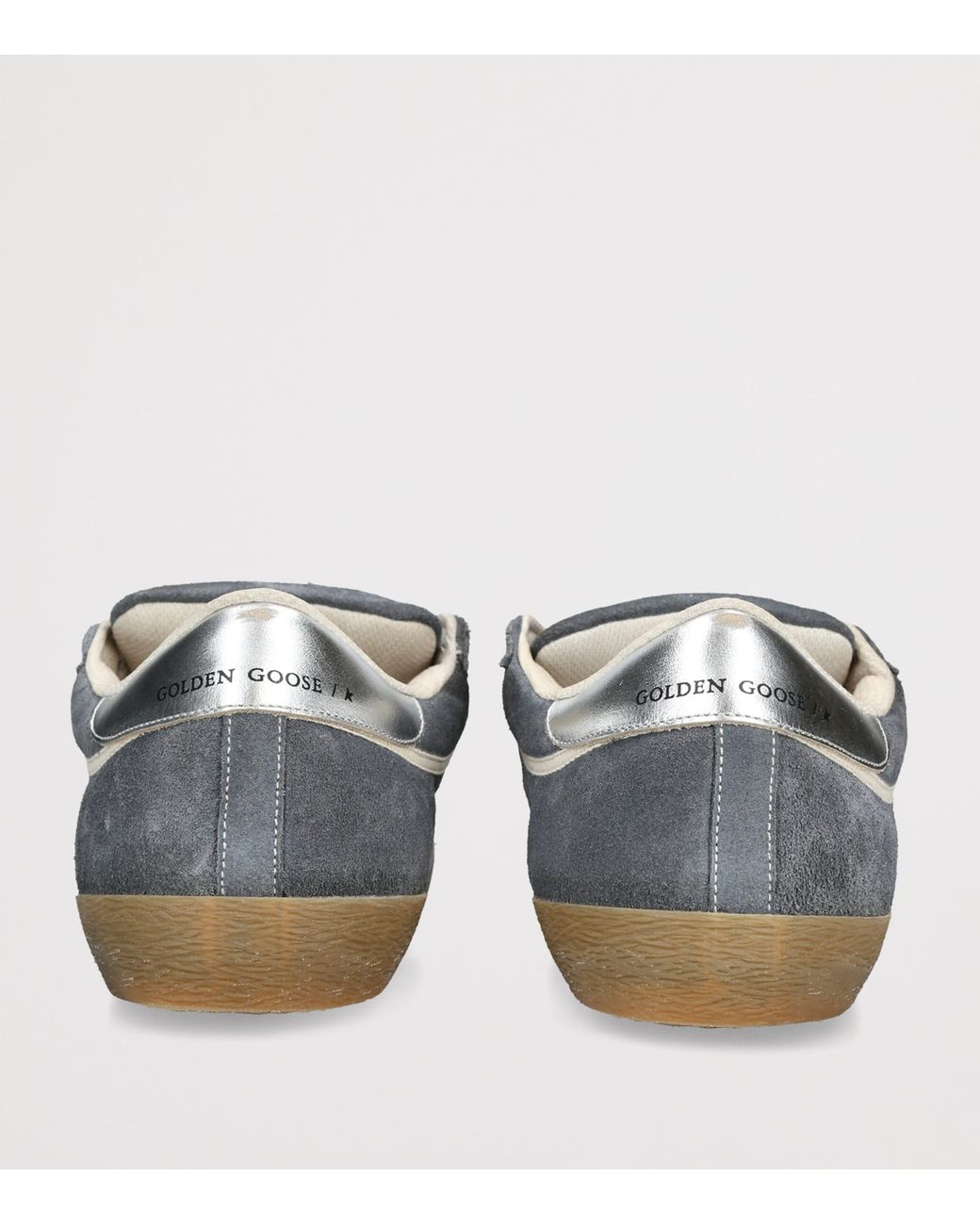 Golden Goose Deluxe Brand Blue Suede Super-Star Sneakers for men