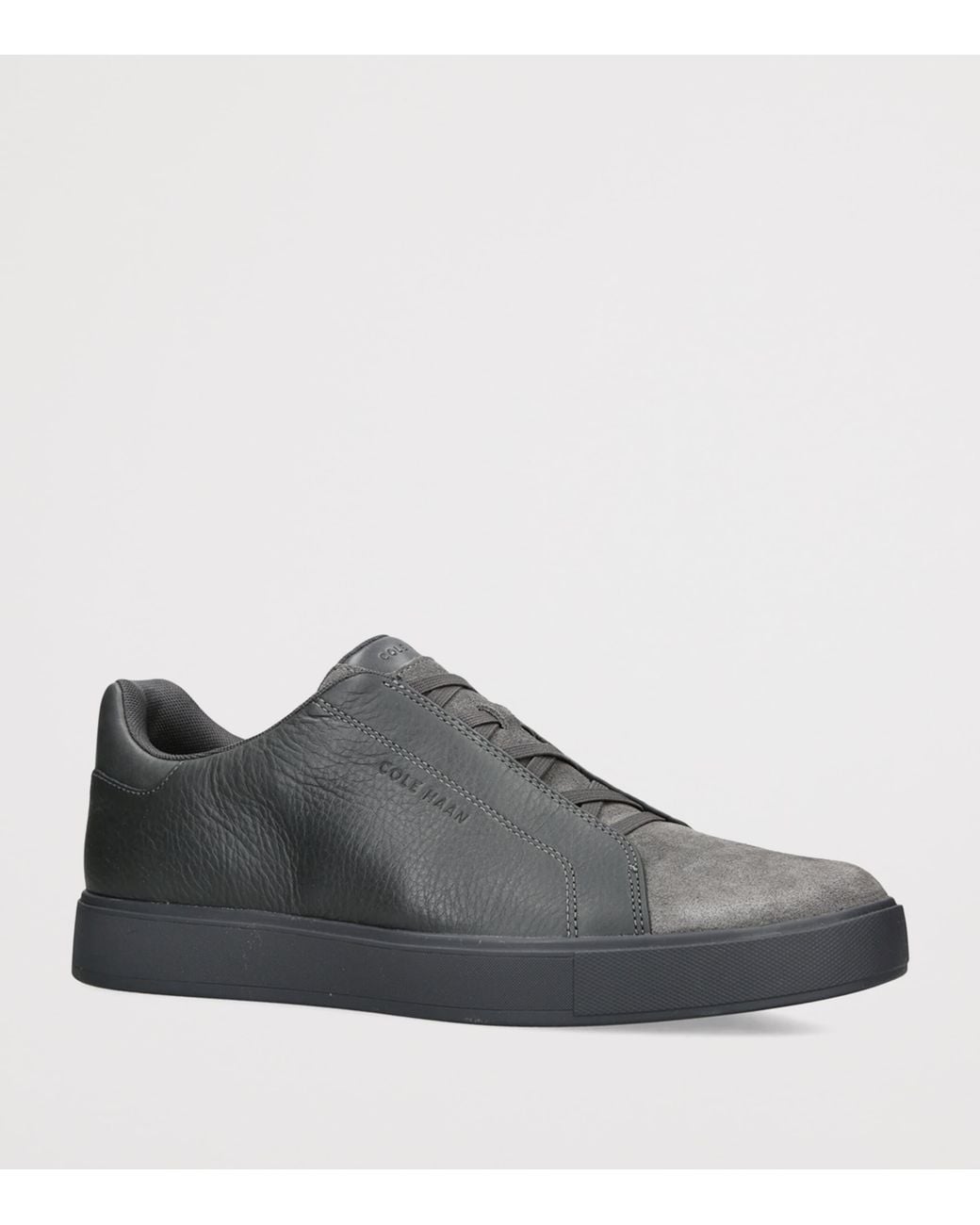 Cole Haan Brown Leather Grandprø Luxe Slip-On Sneakers for men