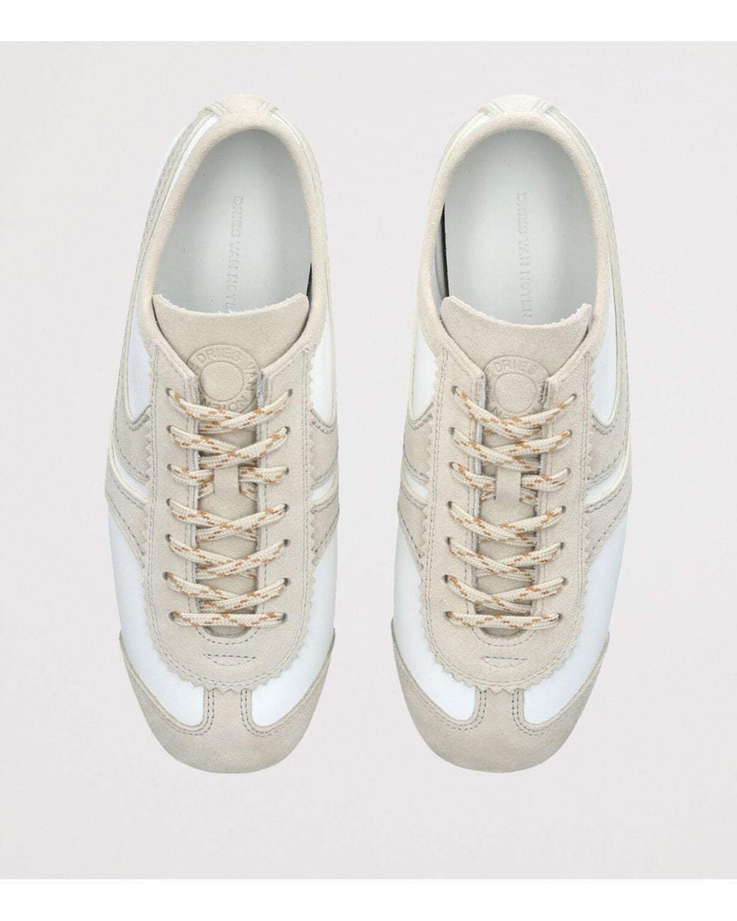 Dries Van Noten White Leather Dustin Sneakers