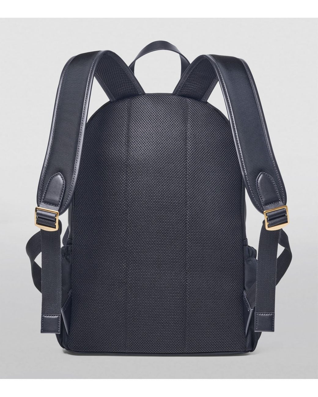 Aspinal Blue Nylon Backpack for men