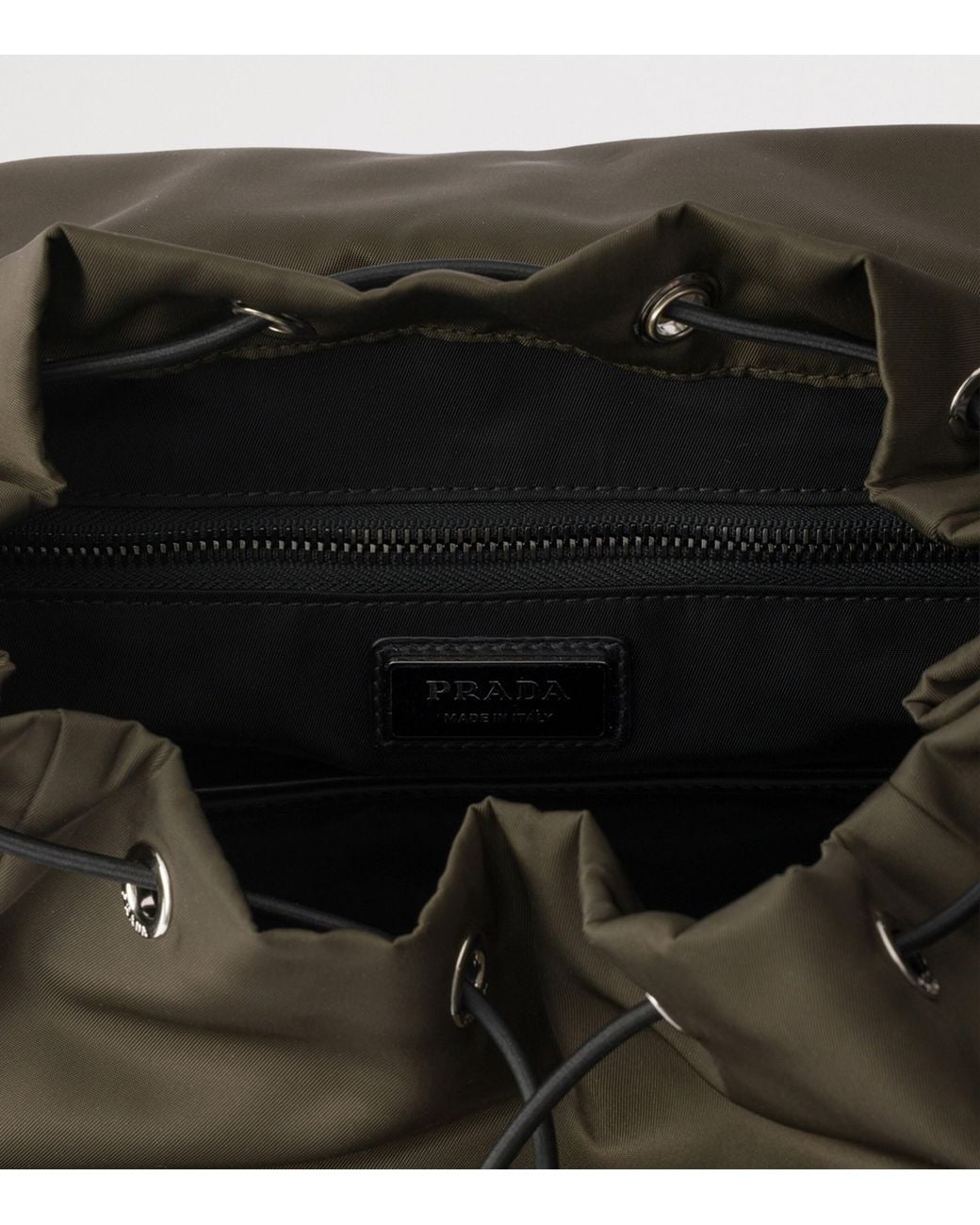 Prada Black Re-Nylon And Leather Explore Backpack for men