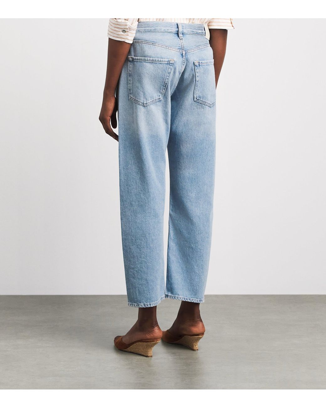 Citizens of Humanity Blue Winslow Low-Rise Boyfriend Jeans