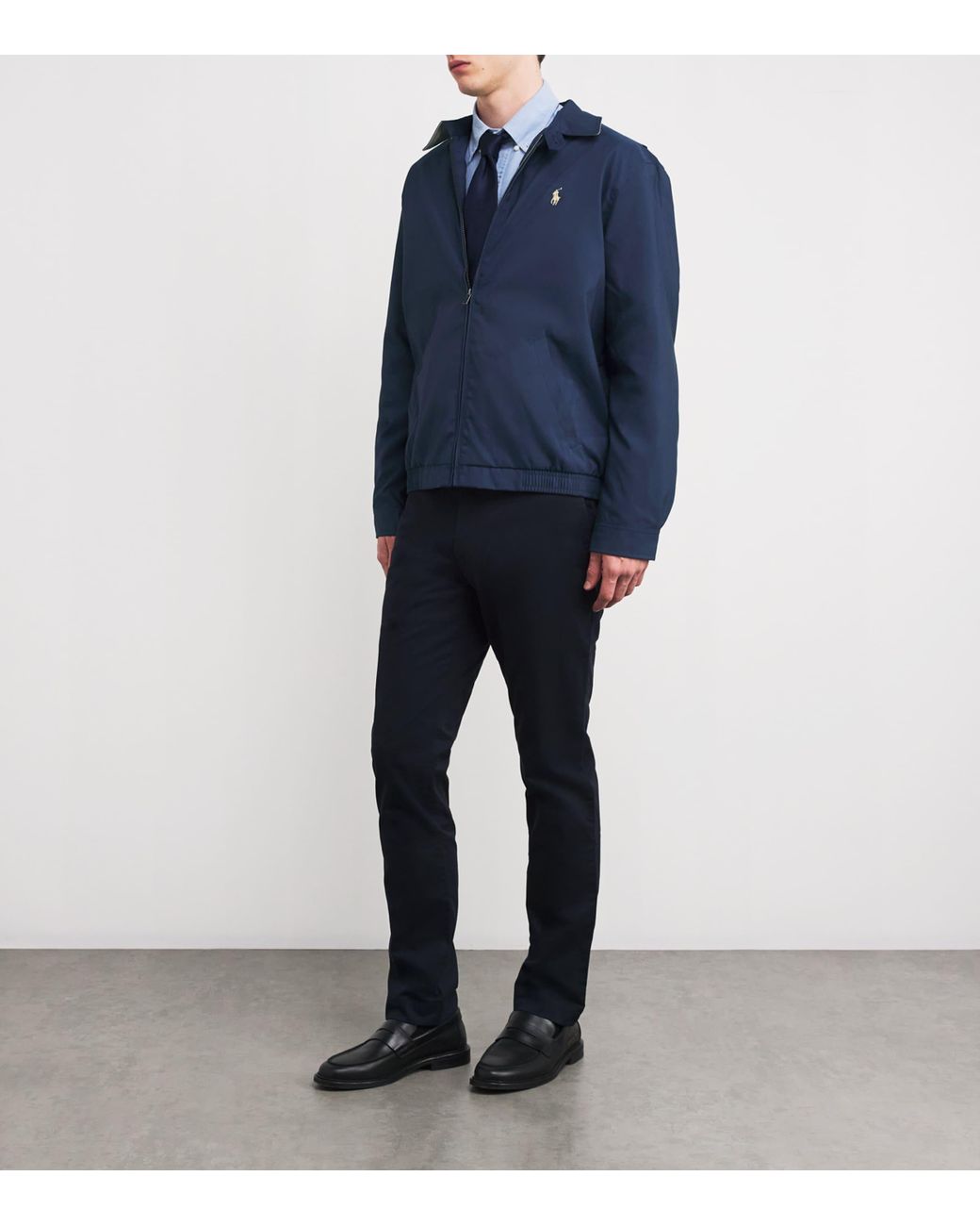 Polo Ralph Lauren Blue Harrington Jacket for men