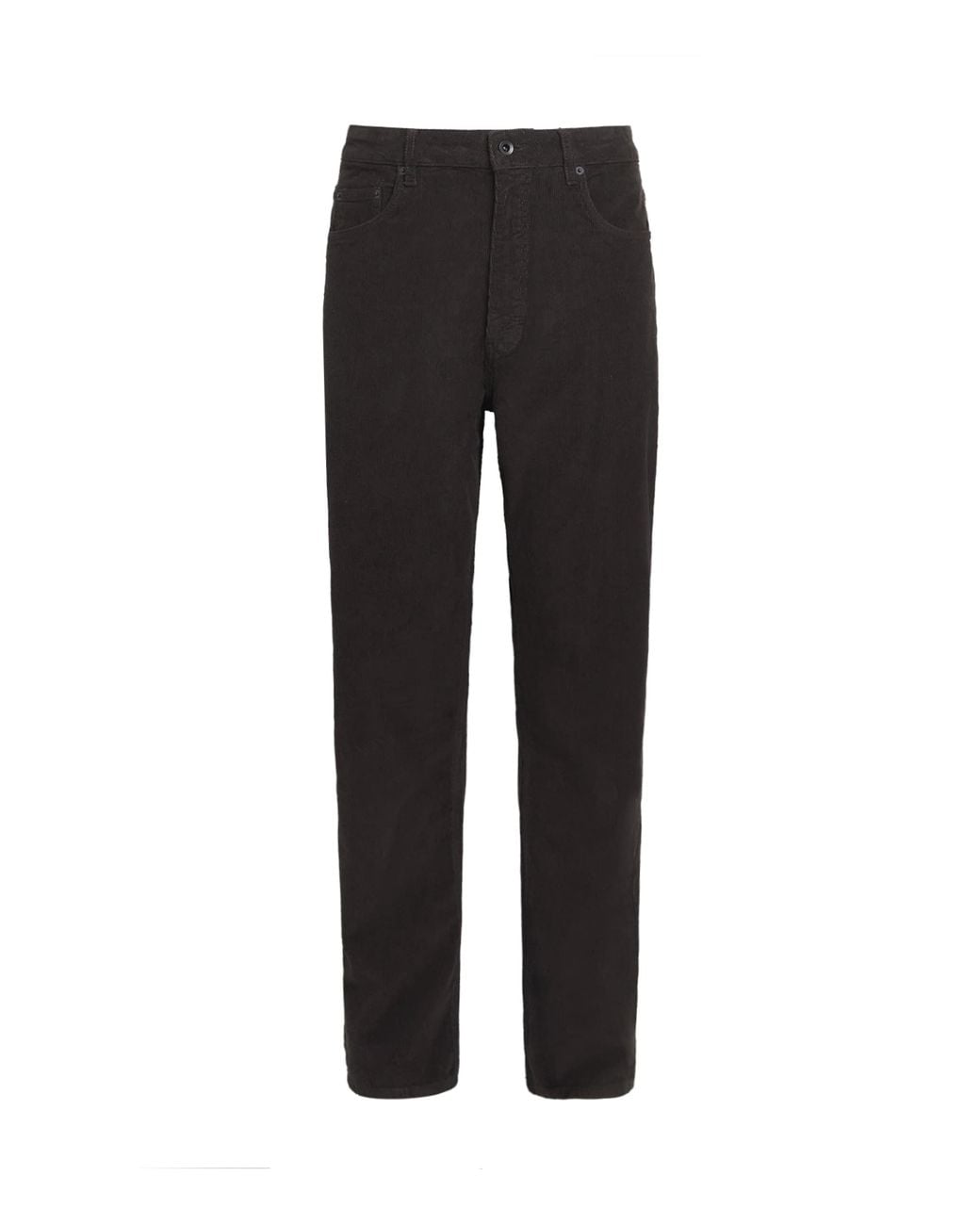 Studio Nicholson Black Corduroy Riso Trousers for men